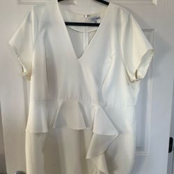 Off White 2XL Dress