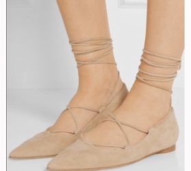 New MK collection Kallie suede lace up flats