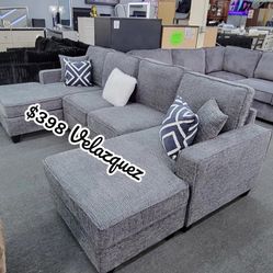 ✅️✅️3-Piece Sectional Set
RAF Chaise + Armless Loveseat + LAF Chaise W/ USB Port✅️✅️