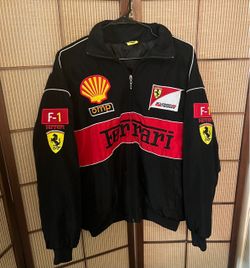 Ferrari F1 Racing Jacket Shell/OMP/Bridgestone  Size M  Like New