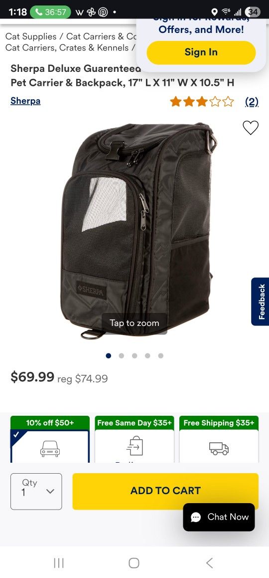 Dog Carrier Backpack