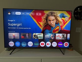 TCL 55” 4k QLED Google Smart tv