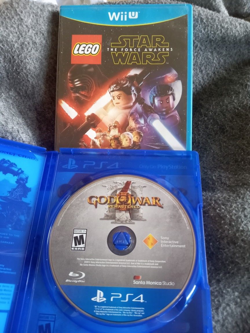 2 Games One Wii U Ond Ps4..20.00