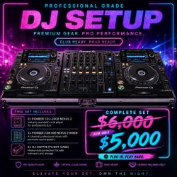 PIONEER DJ CDJ- 2000 NEXUS 2 / DJM -900 NEXUS 2 MIXER INCLUDED