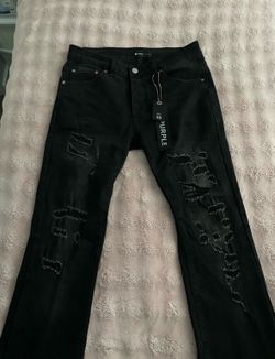 Purple jeans