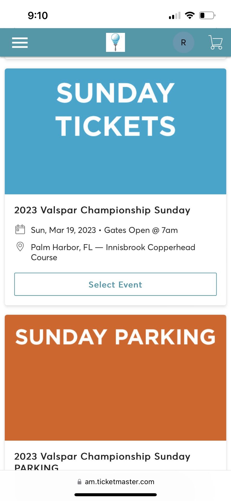 Valspar Championship Sunday tickets