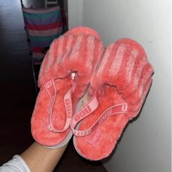Pink Disco UGG Slippers 