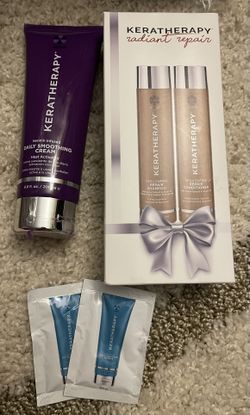 Keratherapy Set- Shampoo & conditioner & Daily Smoothing Cream 