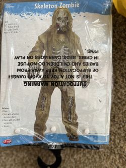 Halloween Costume - Skeleton Zombie