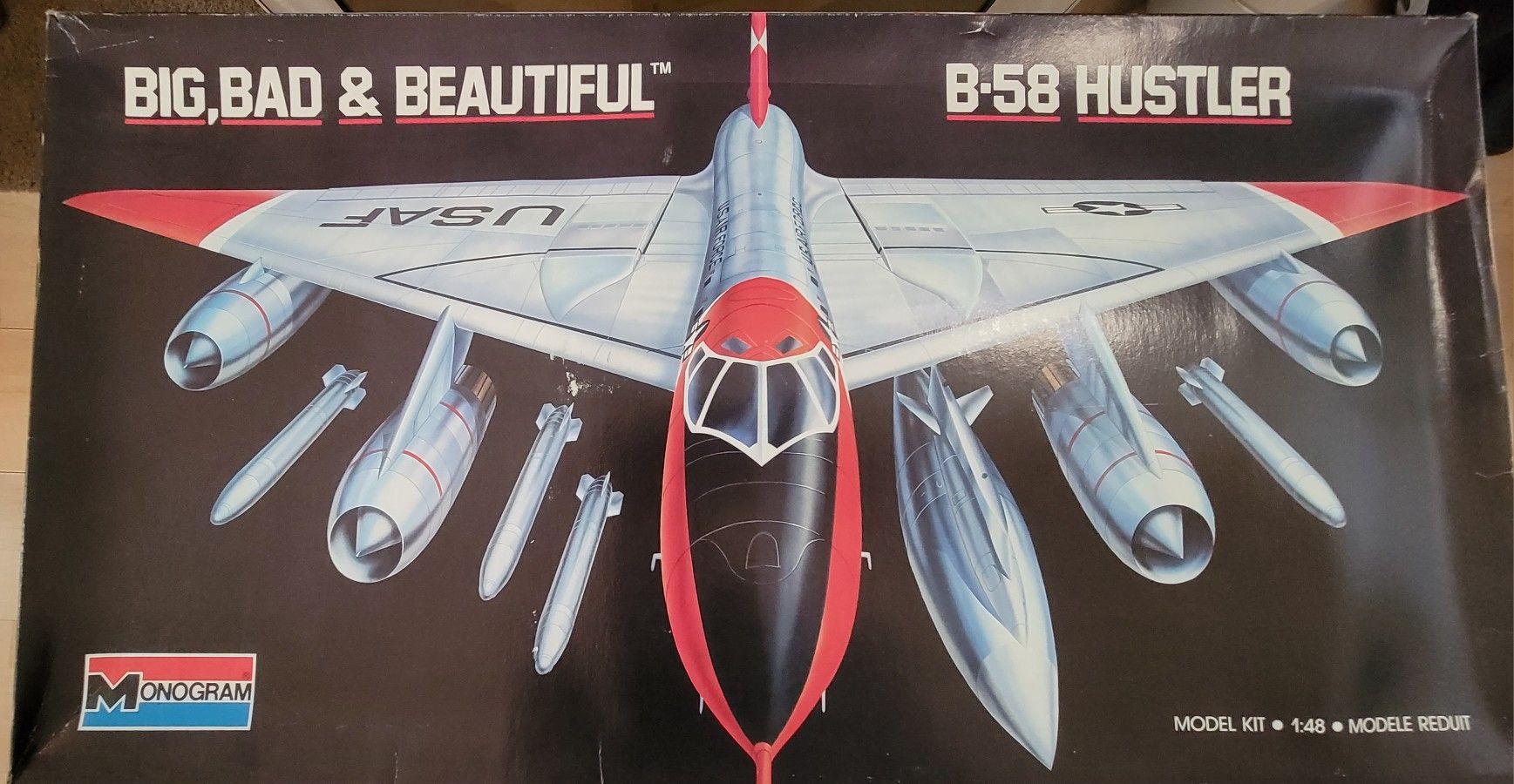 Big Bad and Beautiful Monogram B 58 Hustler