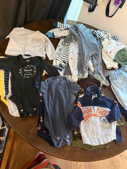 Baby boy Sz 3-6 months clothes