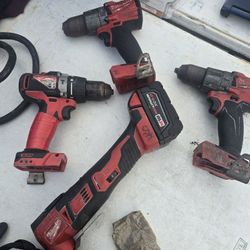 Set of 4 Milwaukee Tools