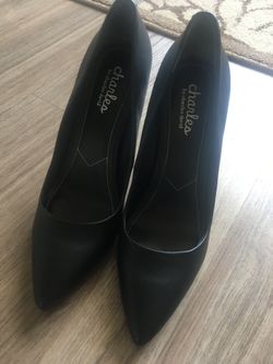Black heels-Charles David size 8