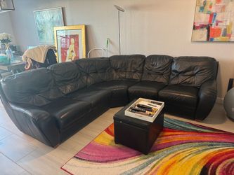 Leather Couch sectional