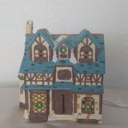 Dickens Collection Porcelain Illuminated Antique Shop  