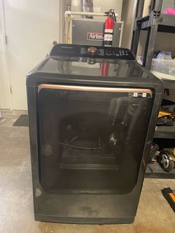 Samsung Front-Load Dryer Black Stainless