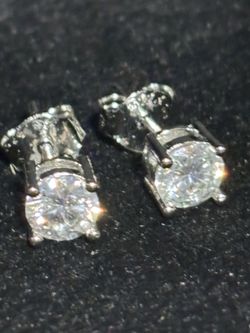 Moissanite Stud Earrings