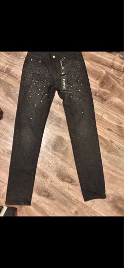 Black Purple Brand Jean Size 32