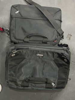 2 computer bags with extra space for papers etc