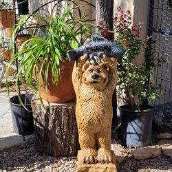 Large Welcome Bear With Fish 