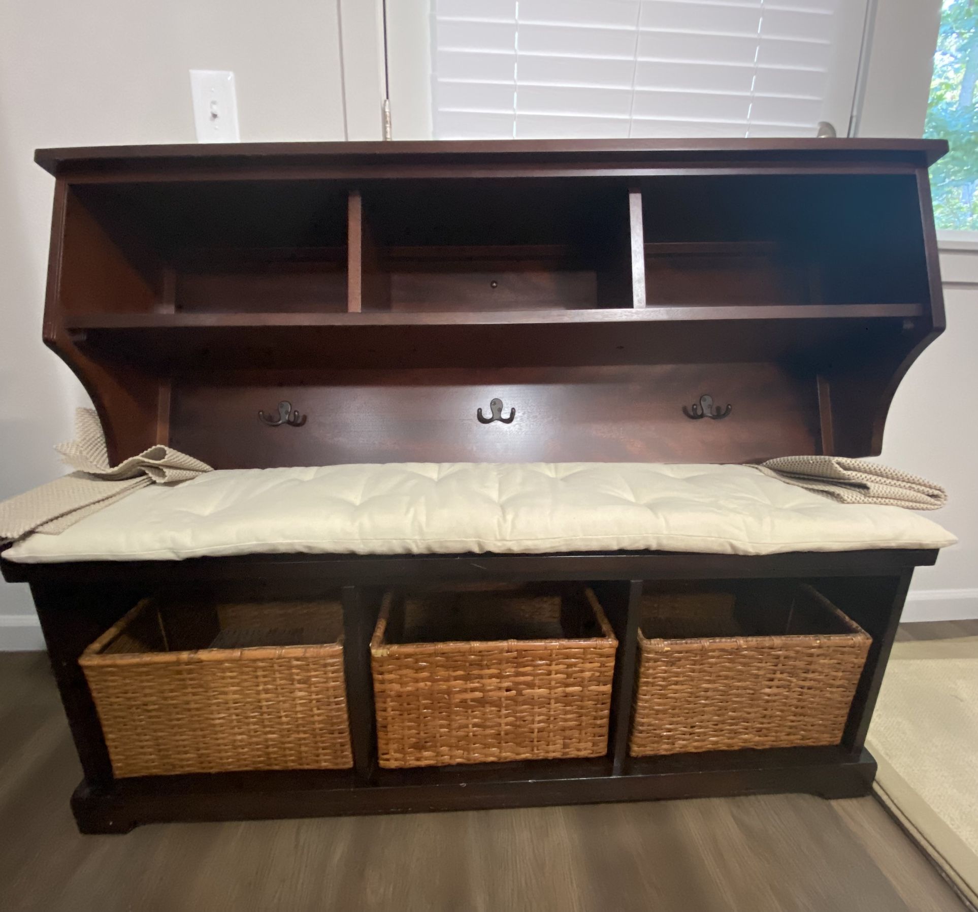 Pottery Barn Samantha Entryway Shelf & Bench