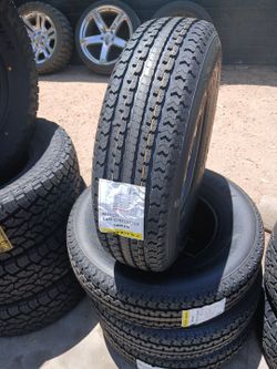 New set of tires 225 75 15 BLACKRROW