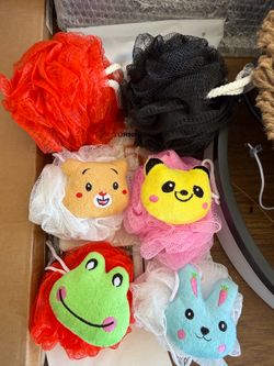 6 pack bath loofah  - new