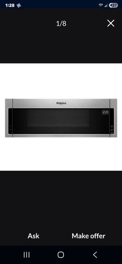 Whirlpool low profile Microwave