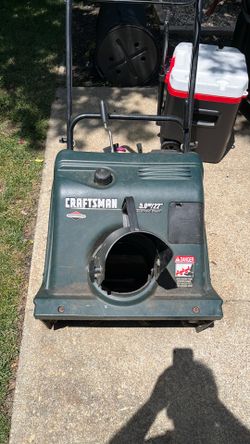 Craftsman 5.0 HP Snow Blower