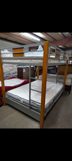 Bunk bed use with 2 new mattress