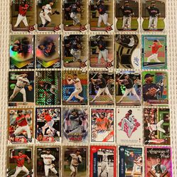 Cleveland Guardians 30 Card Baseball Lot! Rookies, Prospects, Autographs, Memorabilia, Short Prints, Case Hits, Variations & More!