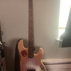 4 String Music Man Bass w/ Bass Strap