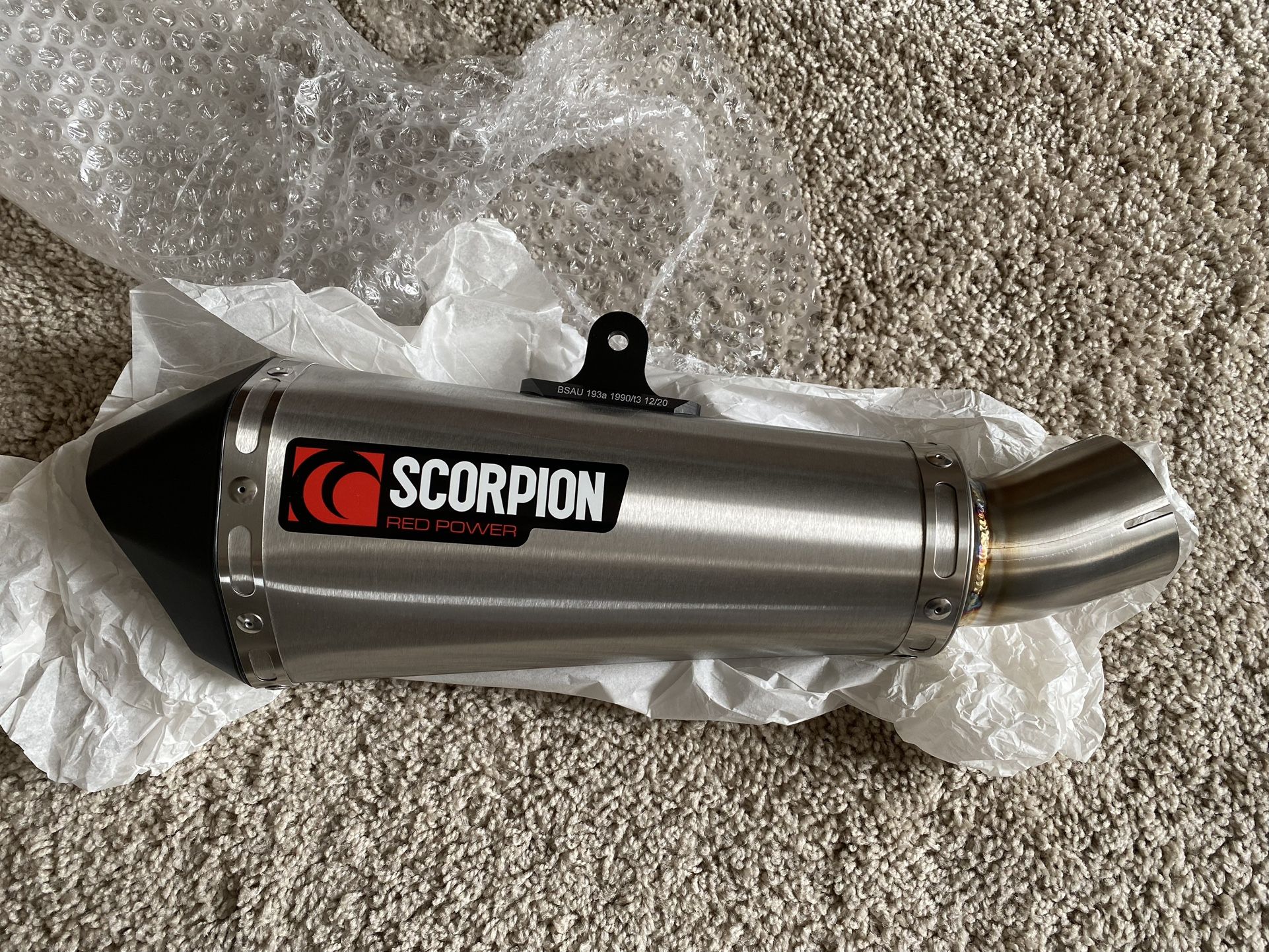 Scorpion Serket Taper Slip-On Exhaust Honda CBR1000RR Fireblade 2017-2019