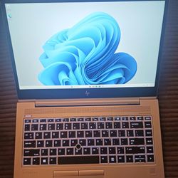 Touchscreen HP EliteBook Laptop AMD Ryzen 5 Pro CPU 16GB RAM 512GB NVMe SSD 1080P LCD Webcam ATI Radeon Vega 8 GPU Windows 11 Professional 
