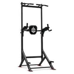 Sportsroyals Power Tower Pull Up Bar Station, Stable Pull Up Dip Station for Home Gym Strength Training Equipment