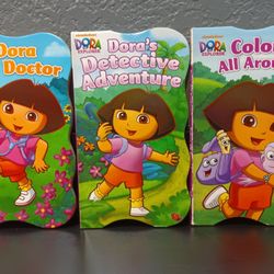 5" x 8 1/2" Dora the Explorer board books