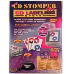CD Stomper Pro CD Labeling System, Includes 150 CD labels By Brand Cd Stomper
