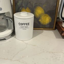 Coffee Ceramic Canister 