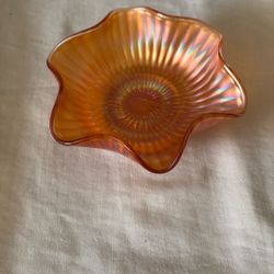 Antique Carnival Glass Dish