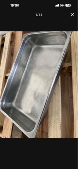 4" Deep Stainless Steel Steam Table Pans Hotel Food Prep Pan Full Size