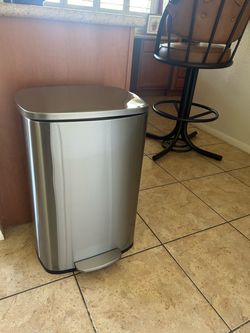 13 gallon stainless steel trash can