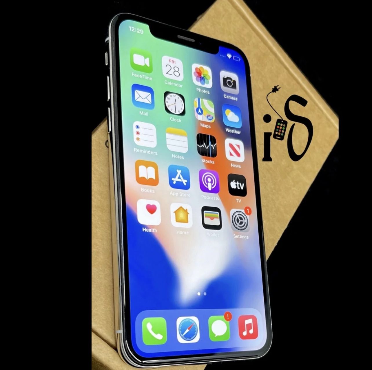  iPhone X 64GB Silver Unlocked