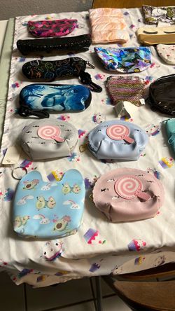 Coin baggies and makeup baggies