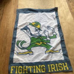 NOTRE DAME FOOTBALL BANNER