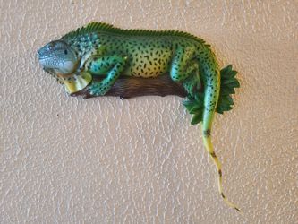 3 Dimensional Iguana Wall Decor Piece