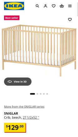IKEA Crib,mattress,nursery Bedding & Accessories