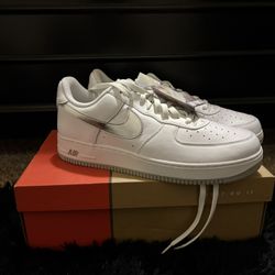 Nike Air Force 1 Low Retro Color Of The Month- White Silver