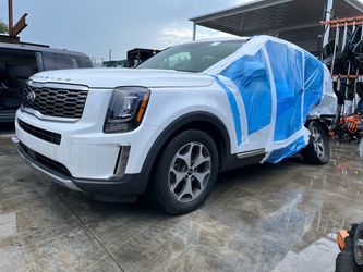 2020 2021 2022 KIA TELLURIDE PARTS BUMPER FENDER HOOD LIGHTS RADIATOR SUPPORT DOORS ENGINE TRANSMISSION SUSPENSION - PART OUT