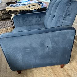 Imani 32” Wide Tufted Velvet Armchair