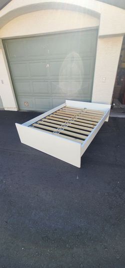 Full size IKEA Malm White Bed Frame
